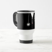 パーソナライズされた看護師コレクション トラベルマグ (正面左)