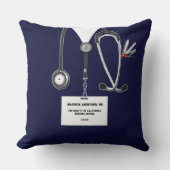 パーソナライズされた看護師卒業記念品 クッション (正面)