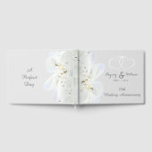 パーソナライズされた真珠30周年結婚記念 ゲストブック (全面)