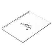 パーソナライズされた研究科パーソナライズされた誌 ノートブック (左側)