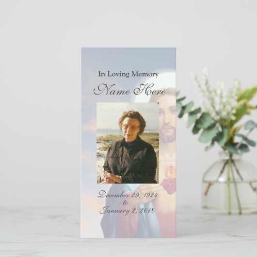 パーソナライズされた祈りの言葉カード/祈りの言葉カード (スタンド正面)