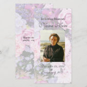 パーソナライズされた祈りの言葉カード/祈りの言葉カード (正面/裏面)