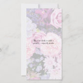 パーソナライズされた祈りの言葉カード/祈りの言葉カード (裏面)