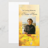 パーソナライズされた祈りの言葉カード/祈りの言葉カード (正面/裏面)