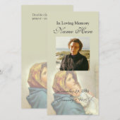 パーソナライズされた祈りの言葉カード/祈りの言葉カード (正面/裏面)