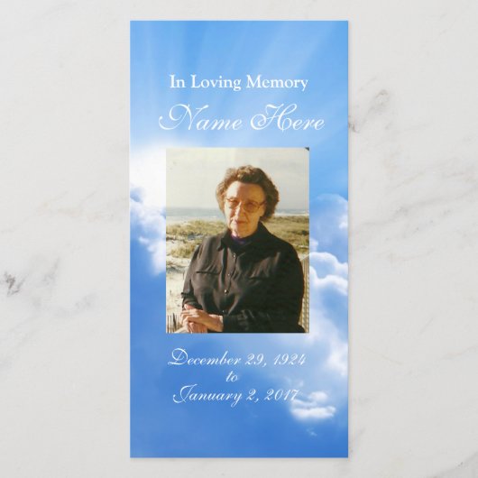 パーソナライズされた祈りの言葉カード/祈りの言葉カード (正面)