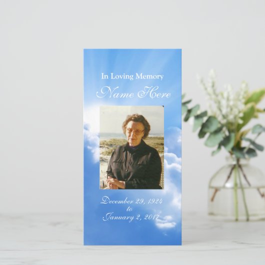 パーソナライズされた祈りの言葉カード/祈りの言葉カード (スタンド正面)