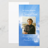 パーソナライズされた祈りの言葉カード/祈りの言葉カード (正面/裏面)