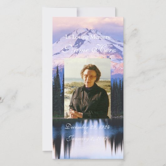 パーソナライズされた祈りの言葉カード/祈りの言葉カード (正面)