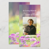 パーソナライズされた祈りの言葉カード/祈りの言葉カード (正面/裏面)