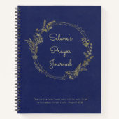 パーソナライズされた祈りの言葉帳 ノートブック (正面)