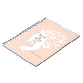 パーソナライズされた祈りの言葉帳 ノートブック (左側)