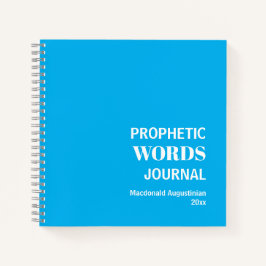 パーソナライズされた祈りの言葉帳 ノートブック