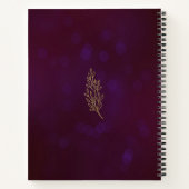 パーソナライズされた祈りの言葉誌 ノートブック (裏面)