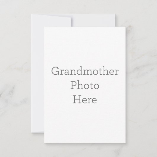 8.9cm x 12.7cmフラットサンキューカード (正面)