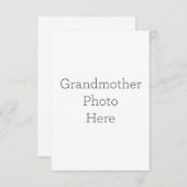 8.9cm x 12.7cmフラットサンキューカード (正面/裏面)