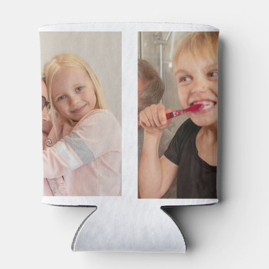 パーソナライズされた祖父母の写真とクーラーボックス 缶クーラー (裏面)