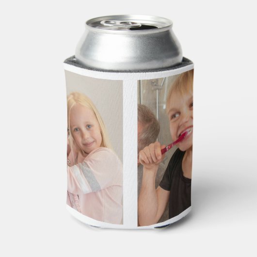 パーソナライズされた祖父母の写真とクーラーボックス 缶クーラー (缶裏面)
