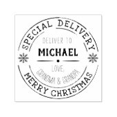 パーソナライズされた祖父母の特別出産 セルフインキングスタンプ (デザイン)