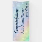 パーソナライズされた祝い 横断幕 (縦)