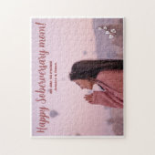 パーソナライズされた祝Sober Momカスタム写真1 ジグソーパズル (縦)