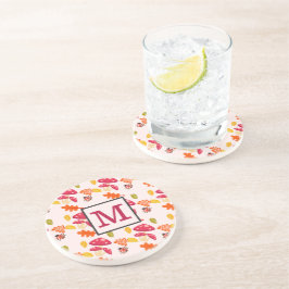 パーソナライズされた秋のクッション コースター