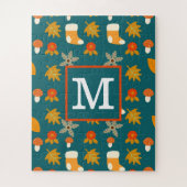 パーソナライズされた秋のジグソーパズル ジグソーパズル (縦)