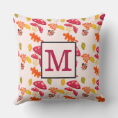 パーソナライズされた秋のスロー枕 クッション (裏面)