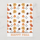 パーソナライズされた秋のポストカード ポストカード (正面)