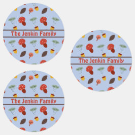 パーソナライズされた秋のラベル ラベル