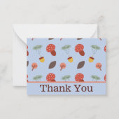 パーソナライズされた秋の感謝カード ノートカード (正面)