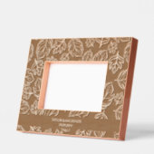 パーソナライズされた秋パターン(の模様が)ある葉 レーザー彫刻フレーム (左)