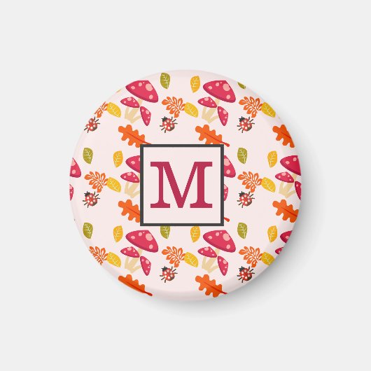 パーソナライズされた秋磁石 マグネット (正面)