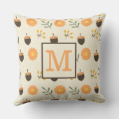 パーソナライズされた秋装飾用クッション クッション (裏面)