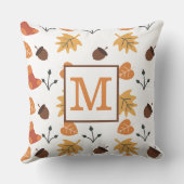 パーソナライズされた秋装飾用クッション クッション (裏面)