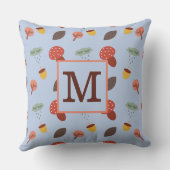 パーソナライズされた秋装飾用クッション クッション (裏面)