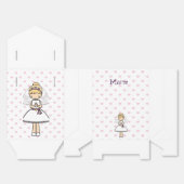 パーソナライズされた第一聖餐式の女の子 フェイバーボックス (見開き)