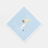 パーソナライズされた第一聖餐式 スタンダードランチョンナプキン (角)