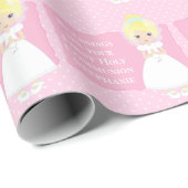 パーソナライズされた第一聖餐式 ラッピングペーパー (ロールコーナー)