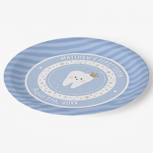 パーソナライズされた第1歯 ペーパープレート (アングル)