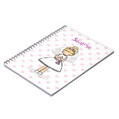 パーソナライズされた第1聖餐式ノート ノートブック (左側)