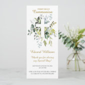 パーソナライズされた第1通信祈りの言葉 メニュー (スタンド正面)