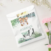 パーソナライズされた第2バースデーライオンジャングルフェイスバッグ フェイバーバッグ (封をした状態)