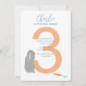 パーソナライズされた第3期バニモダンー招待状 招待状 (正面)