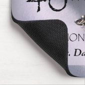 パーソナライズされた第40回コーディネーション記念日おめでとう マウスパッド (コーナー)