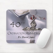 パーソナライズされた第40回コーディネーション記念日おめでとう マウスパッド (マウス)