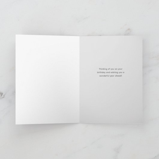 パーソナライズされた第70回風光明媚自然誕生日カード カード