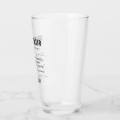 パーソナライズされた管おもしろい理 タンブラーグラス (左)