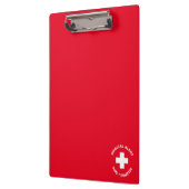 パーソナライズされた糖尿病赤 クリップボード (左)