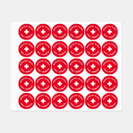 パーソナライズされた糖尿病赤 ラベル